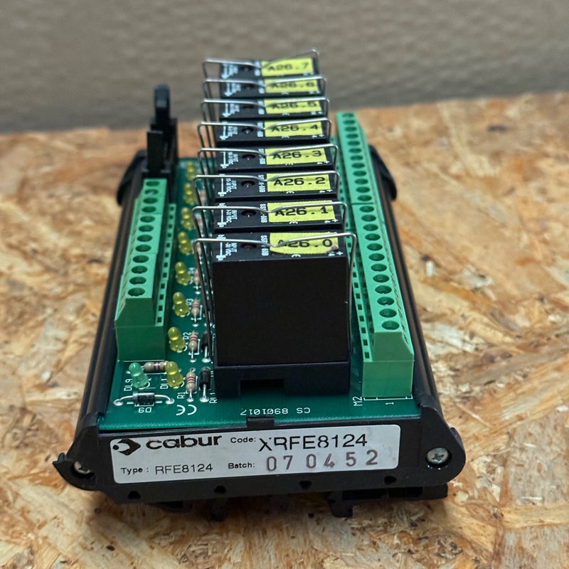 Cabur – XRFE8124 (RFE8124) – 8-Channel Relay Interface Module