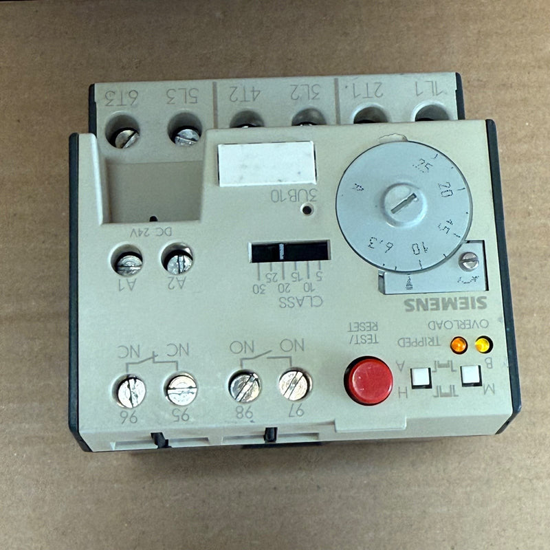 Siemens – 3UB1005-1QB4 – Solid-State Overload Relay 24V DC, Panel