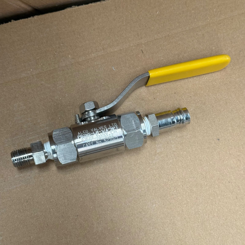 Alco Valves – PB2NS-LM – High Pressure 3-Piece Ball Valve PB2NS-LM-1/4" NPT