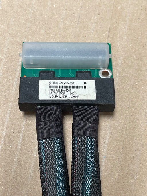 IBM – 90Y4661 – 2× Mini‑SAS Searay Backplane Expander Cable/Board
