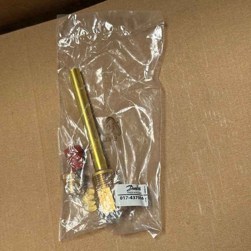 Danfoss – 017-437066 – Brass Sensor Pocket 112 mm G1/2