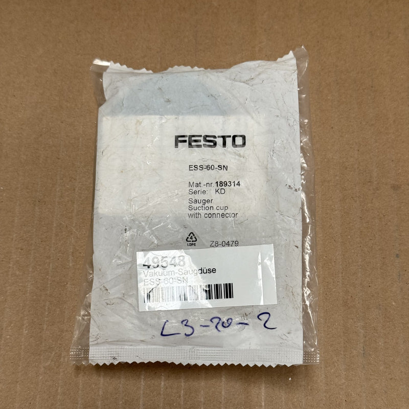 Festo – 189314 – ESS-60-SN Suction Cup With Connector