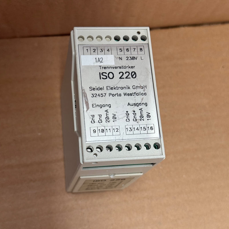 Seidel – ISO 220 – Isolation Amplifier / Signal Isolator Module