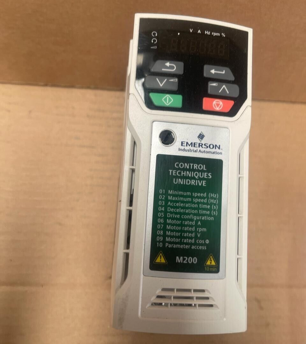 EMERSON Control Techniques Unidrive - M200-024 00041 A 1.5kW VFD Speed Drive