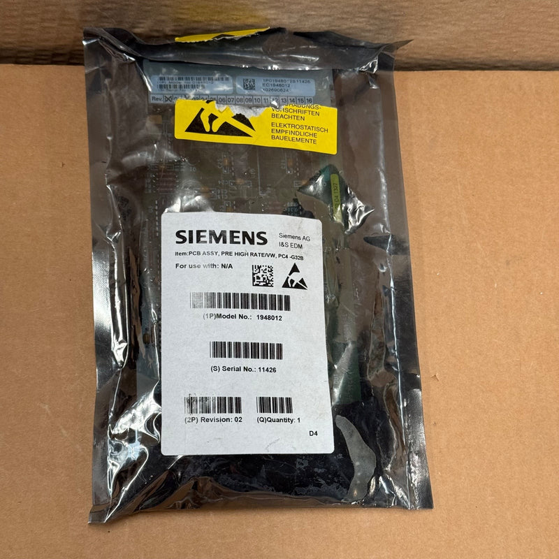 Siemens – 1948012 – PCB Assy, Pre High Rate/VW, PC4-G32B