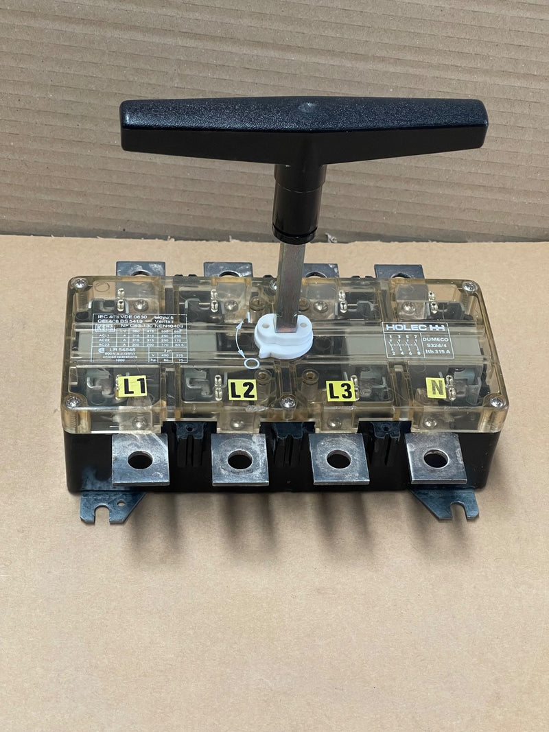 Holec – LR54846 S32D/4 315A 4‑Pole 315 A Load Disconnect Switch / Isolator