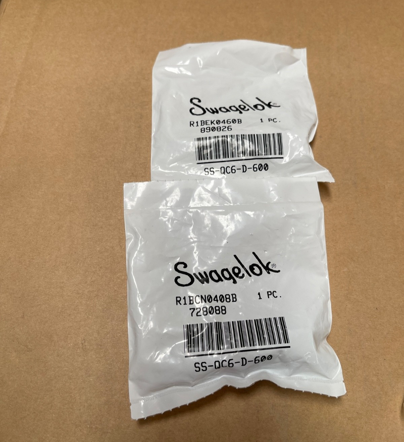 Swagelok SS‑QC6‑D‑600 – Stainless Steel Quick‑Connect Stem with Valve 3/8″