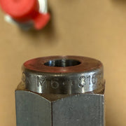 1PCs Parker – M6MSC1/2R-316 – 6mm to 1/2" BSPP Connector