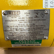 MEDC – SM87PBLD – ATEX Flameproof Latching Manual Pushbutton Call Point