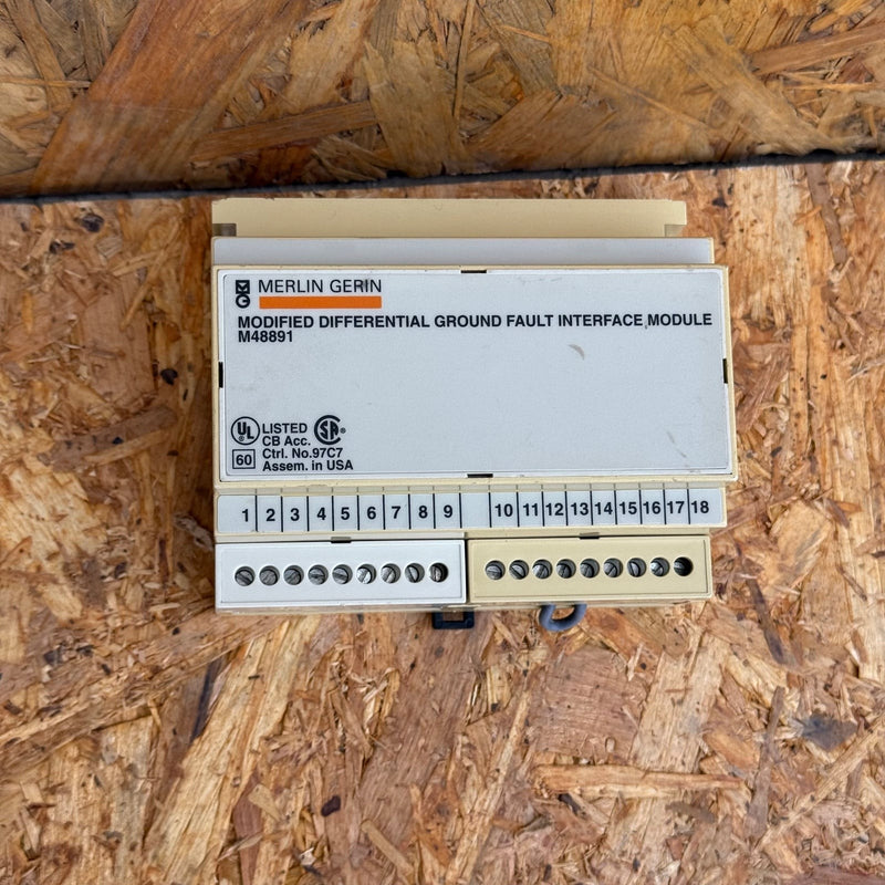 Merlin Gerin – 48891 (M48891) – MDGF Ground Fault Interface / Summing Module