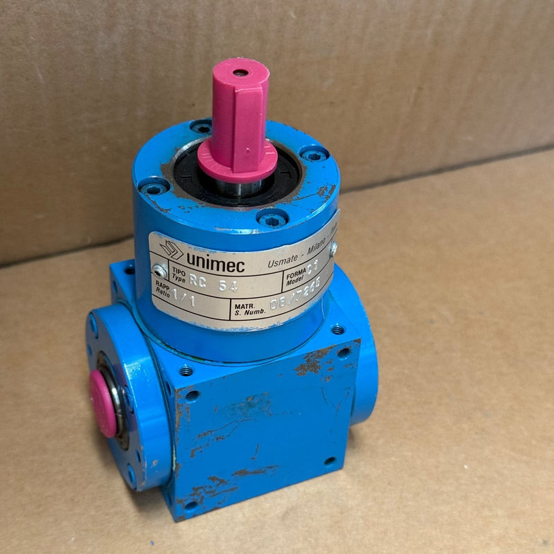 UNIMEC – RC54 – Size 54 Hollow Shaft Bevel Gearbox