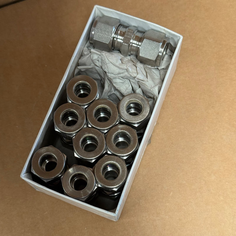 Hoke / Gyrolok – 10U316MM – 316Stainless Steel Straight Equal Union Tube Fitting
