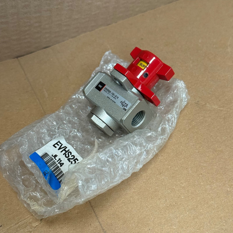 SMC – EVHS2500-F02-X116 – Pneumatic ShutOff Valve Residual Pressure Relief Valve