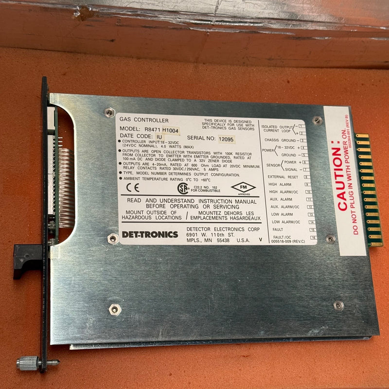 Det-Tronics – R8471-H1004 (005479-018) – Single Channel PIR Gas Controller
