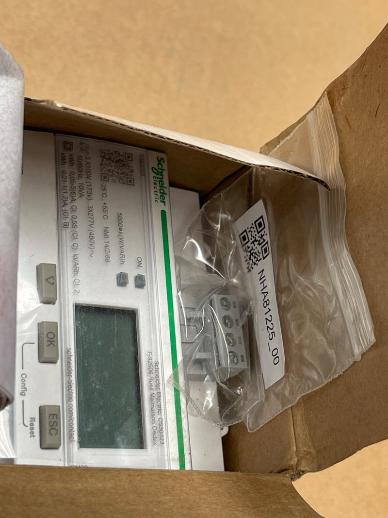 Schneider Electric A9MEM3255 iEM3255 3‑Phase Energy Meter – CT / Modbus DIN‑Rail