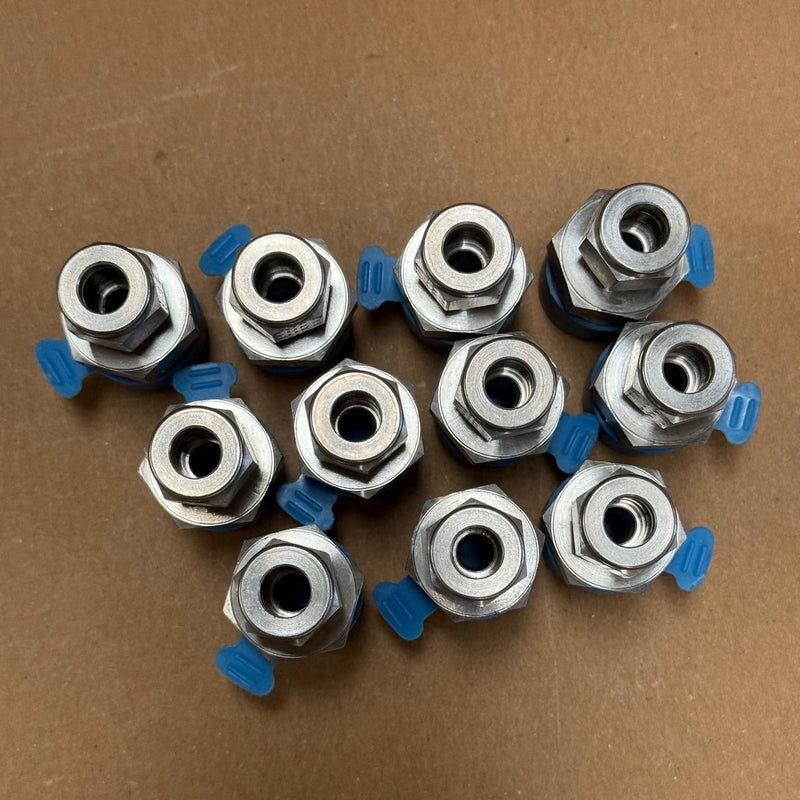 1PCs Parker – M8MSC1/2R-316 – 8mm to 1/2" BSPP Connector