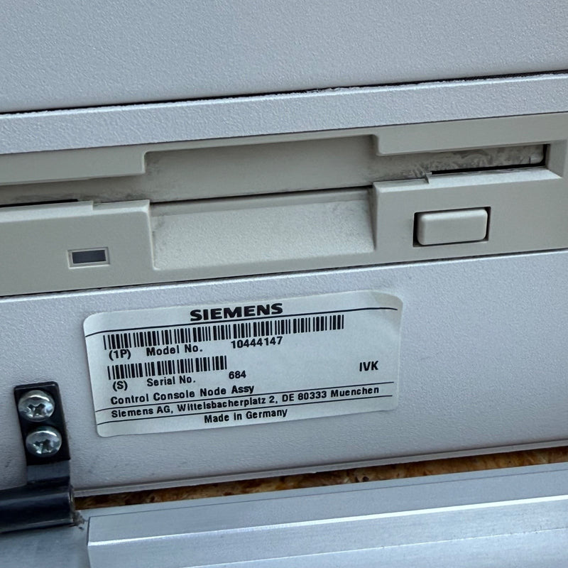 Siemens – 10444147 – Primus, Oncor, and Artiste Control Console Node Assembly