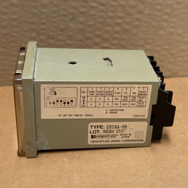Hengstler – E608A-56 (CDPS-24) – Electronic Preset Counter / Digital Tachometer