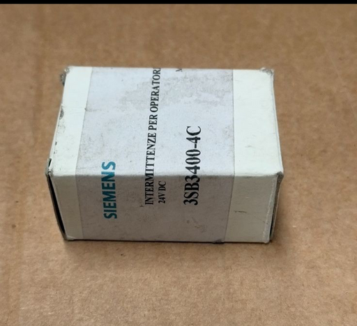 Siemens – 3SB3400‑4C – 22 mm Pushbutton Operator, Black (Standard Actuator)