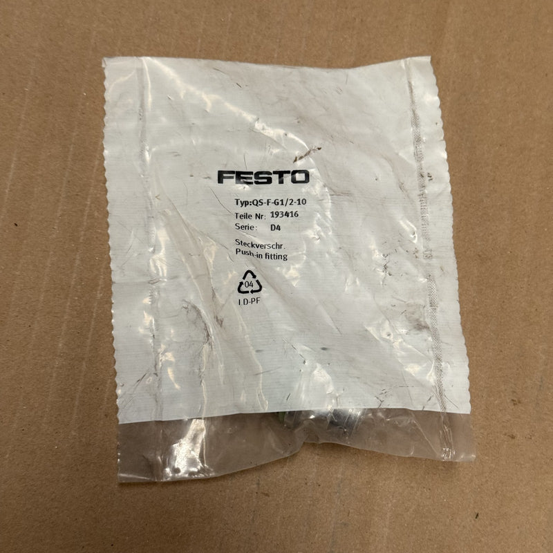 FESTO – 193416 / QS-F-G1/2-10 - Push-in fitting