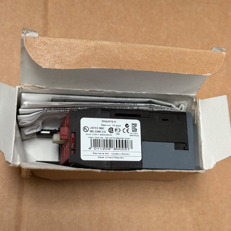 Siemens – 3RA2912‑0 – Basic Module for Star‑Delta (Wye‑Delta) Starter