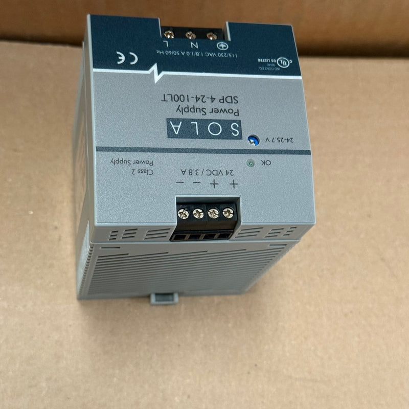 SolaHD – SDP 4-24-100LT – DIN Rail Power Supply (24V DC, 3.8A, 91.2W)