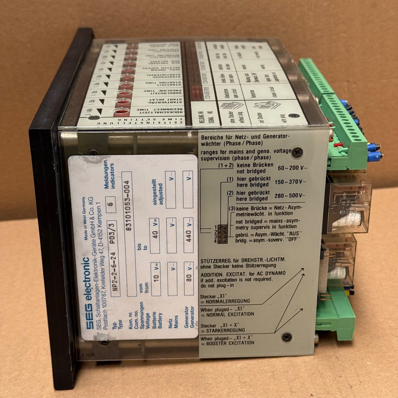 SEG – NP2-2-6-24 – Genset Control Module (24V DC) + SPEED MODUL DP 1