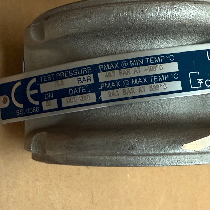 Goodwin – 2" 300RF SSPPR/YS (API 594) – Dual Plate Wafer Check Valve 2-inch