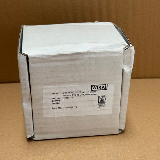 WIKA – 232.35.063 – Stainless Steel Safety Pressure Gauge (NS 63)