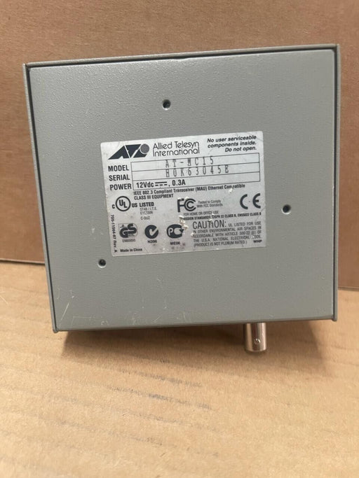 Allied Telesyn International - AT-MC15 - Ethernet Media Converter
