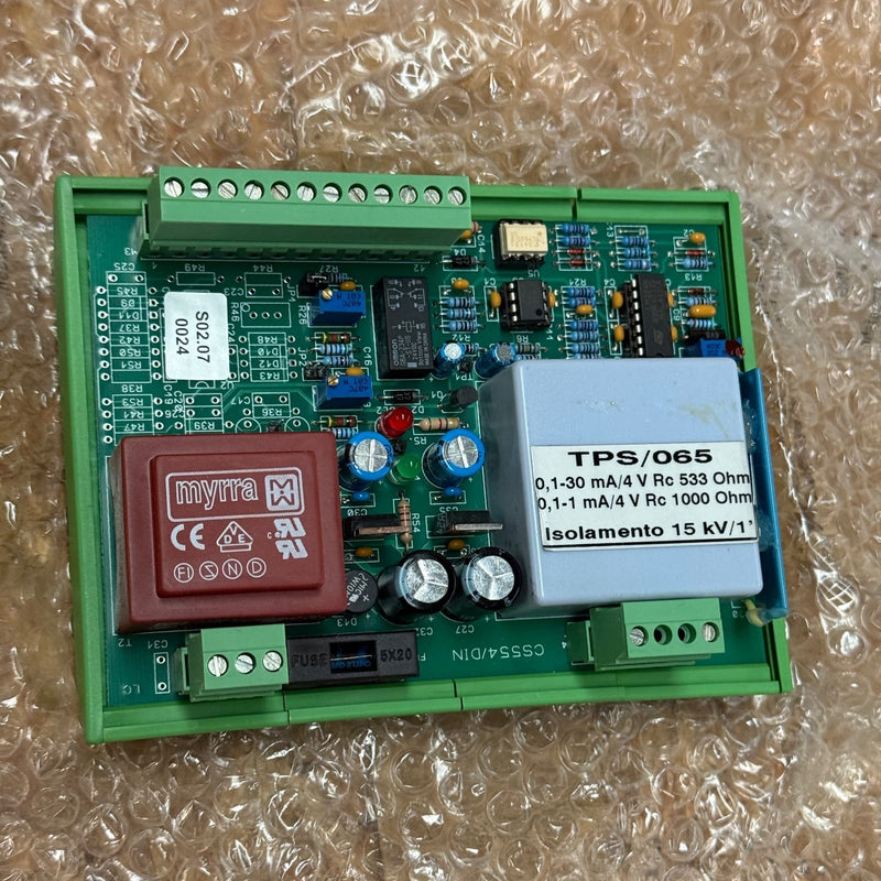 CSS54/DIN – TPS/065 – Signal Conditioner / Isolated Transmitter Board
