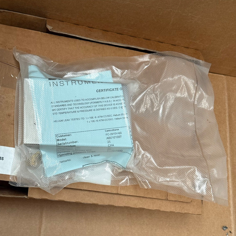 CELERITY – FC-2910V-6S – Mass Flow Controller (Gas)