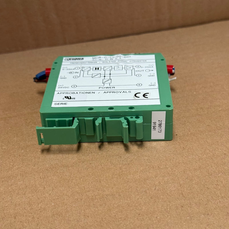2PCs Phoenix Contact – 2786173 (MCR-C-I/I-00-DCI) – 3-Way Signal Isolator