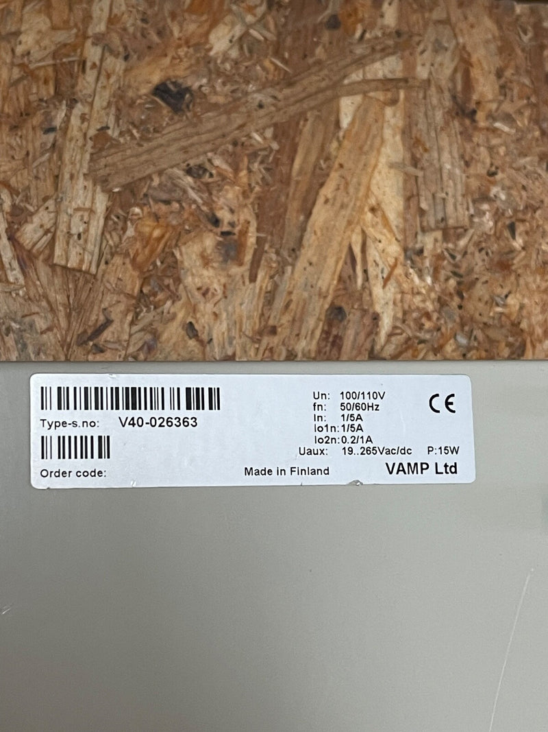Schneider Electric – Vamp 40 – Feeder & Motor Protection Relay (Type V40-026363)