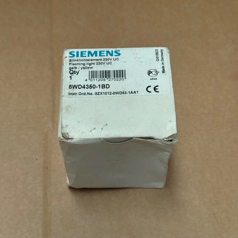 Siemens – 8WD4350‑1BD – SIRIUS 8WD4 Signal Column Lamp Module (Yellow, 70 mm)