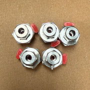 5PCs Parker – M6MSC3/8R-316 – 6mm to 3/8" BSPP Connector