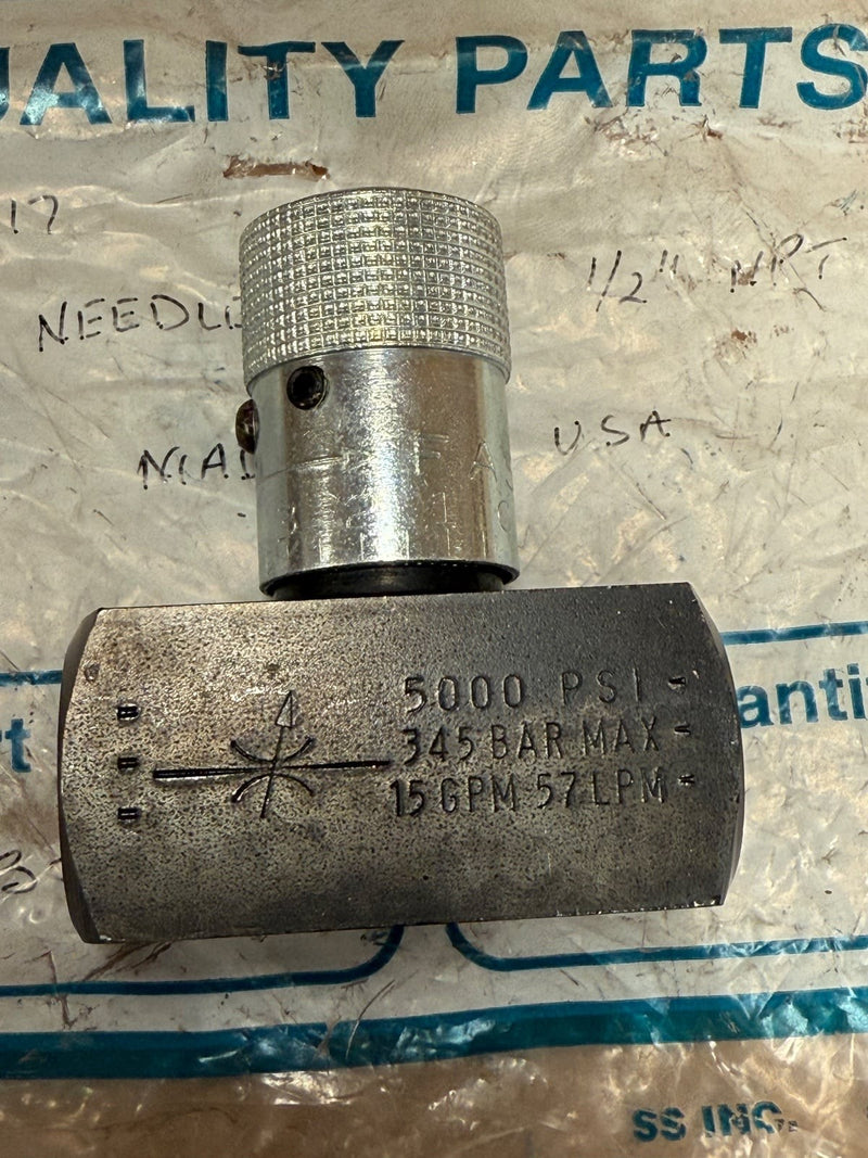 Parker – N800S – In-Line Hydraulic Needle Valve