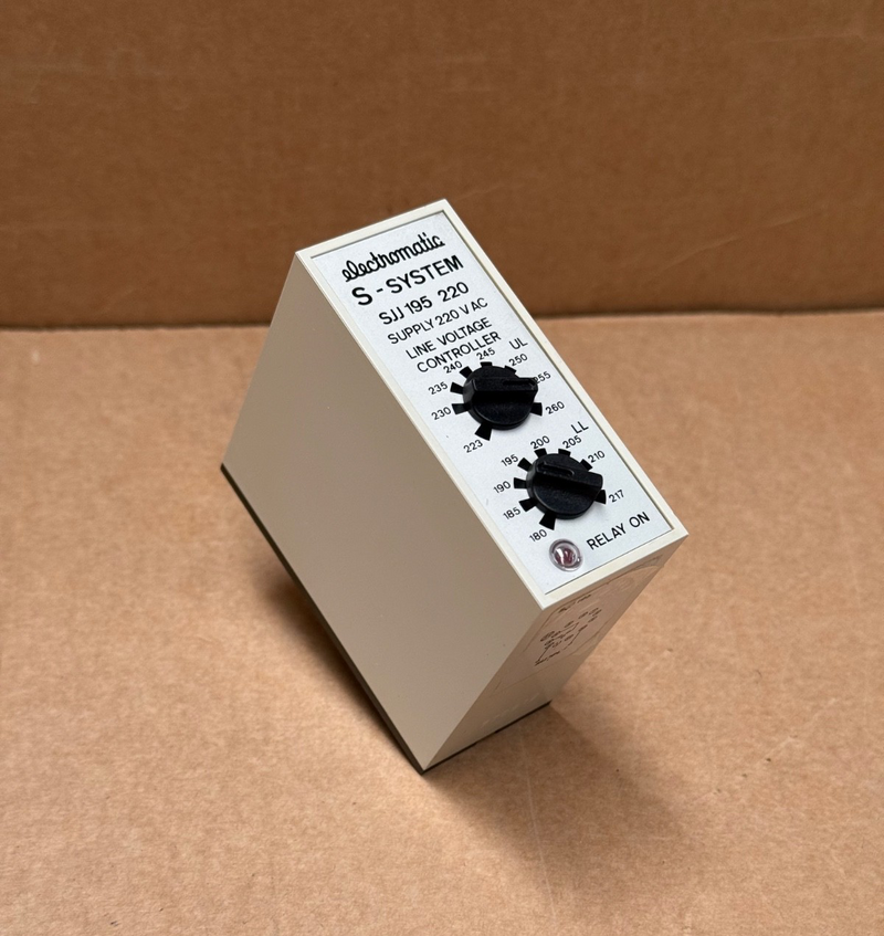 Electromatic – SJJ 195 220 – Voltage Monitoring Relay, 220 V AC, Time‑Delay