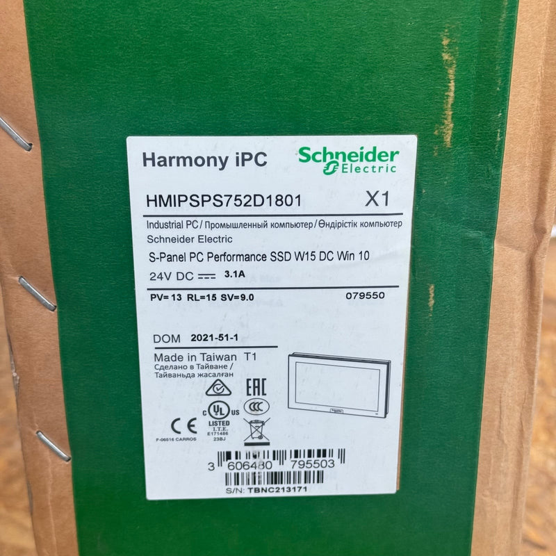 Schneider Electric – HMIPSPS752D1801 – S-Panel PC Performance 15.6" Display