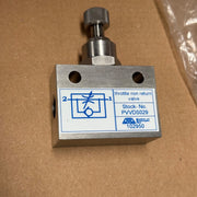 Maschinen und Vorrichtunsbau Meier – PVVDS029 – THROTTLE NON RETURN VALVW