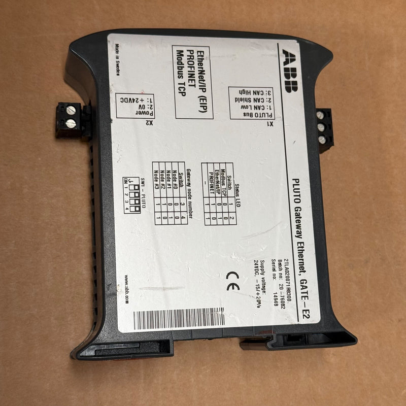 ABB – 2TLA020071R8300 / GATE-E2 – Ethernet Safety Gateway