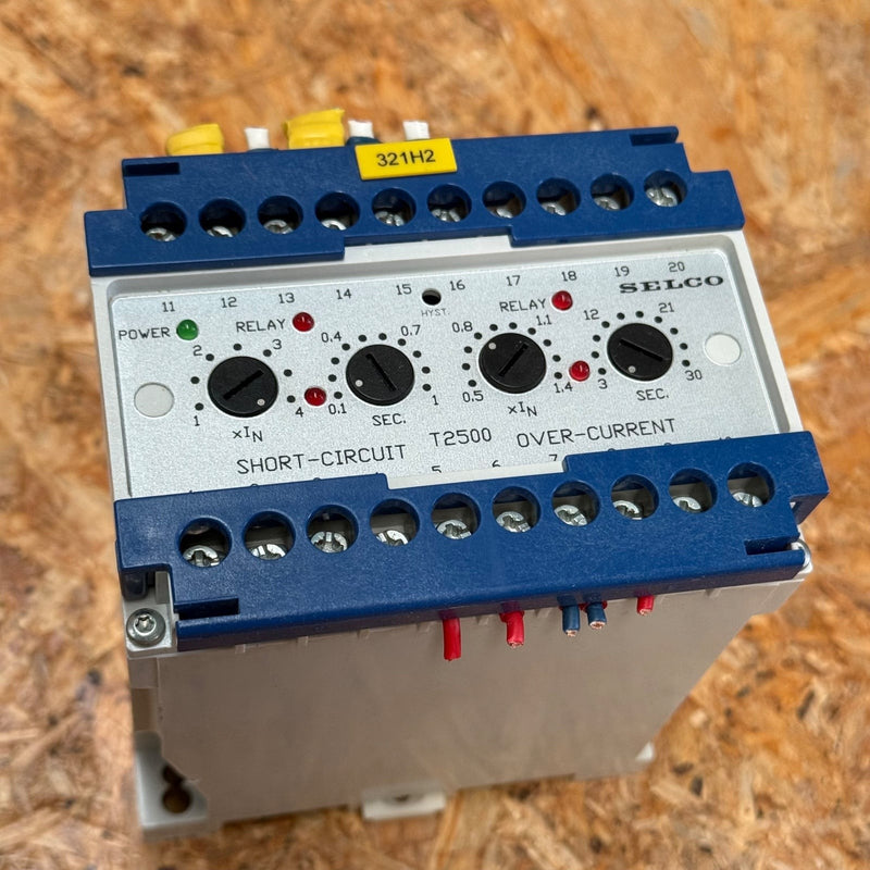 SELCO – T2500-18 – 3-Phase Overcurrent and Short-Circuit Protection Relay
