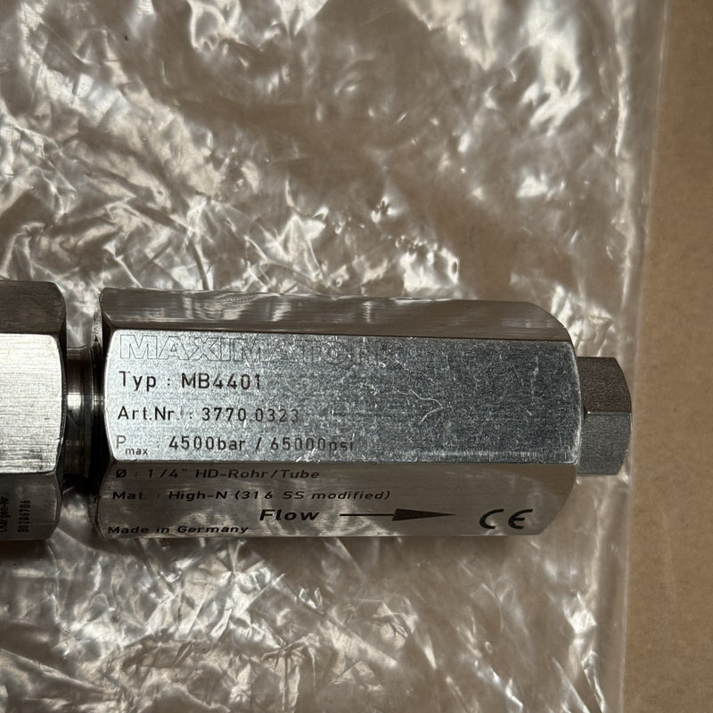 Maximator - MB4401 / 3770.0323 - HIGH PRESSURE VALVE