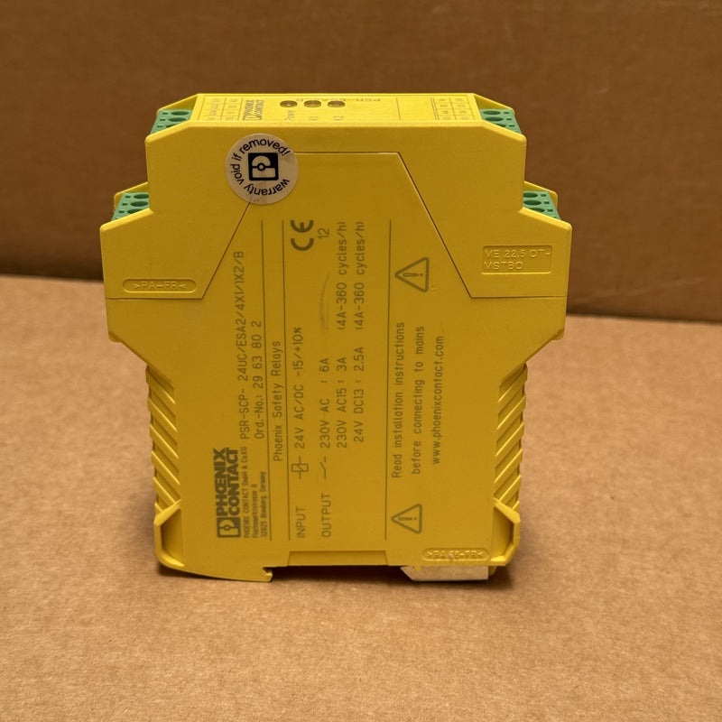 Phoenix Contact – 2963802 – PSR-SCP-24UC/ESA2/4X1/1X2/B Safety relay