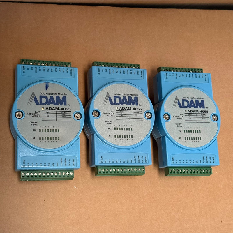 Advantech – ADAM-4055 – 16-Channel Isolated Digital I/O Module (8 DI / 8 DO)