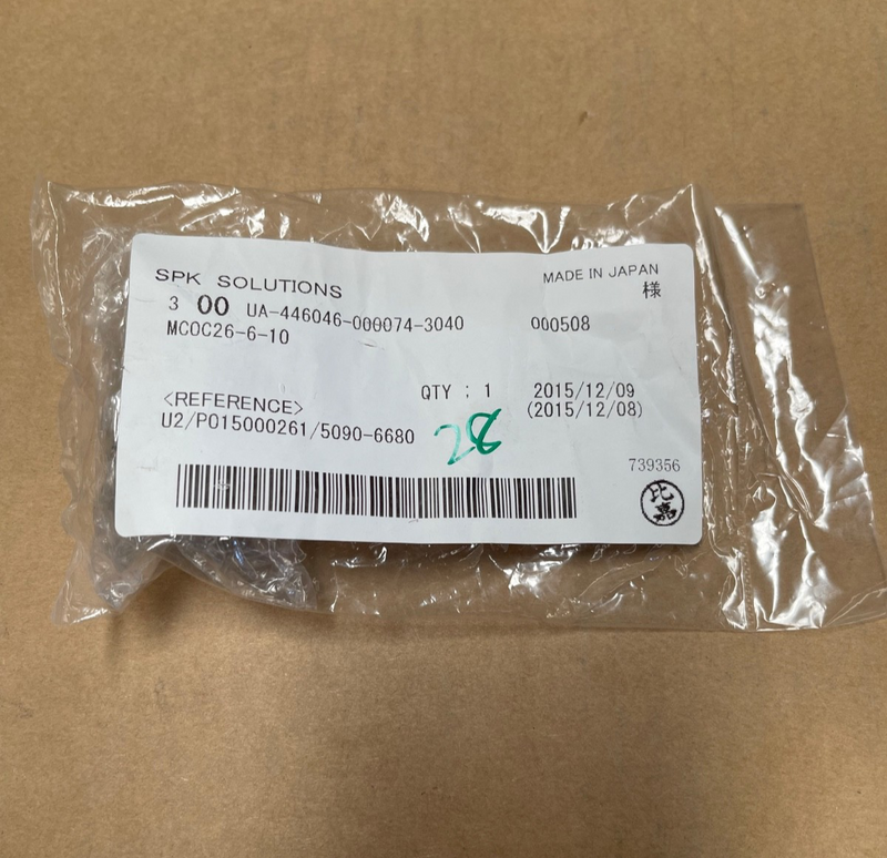 SPK Solutions – UA‑446046‑000074‑3040 / MC0C26‑6‑10 – Japan OEM