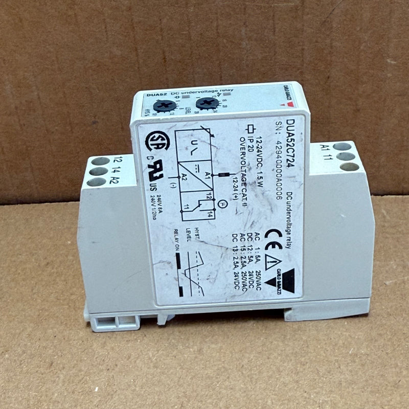 Carlo Gavazzi – DUA52C724 – DC Undervoltage Monitoring Relay