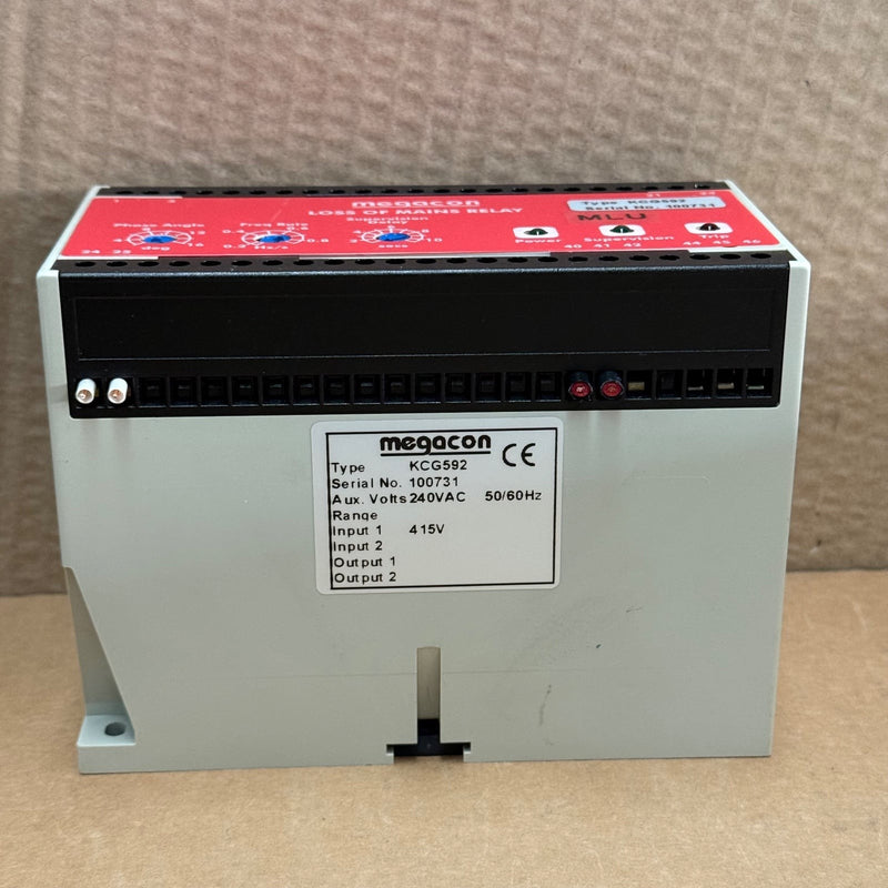 Megacon – KCG592 – Generator Protection Relay / Mains Decoupling Relay