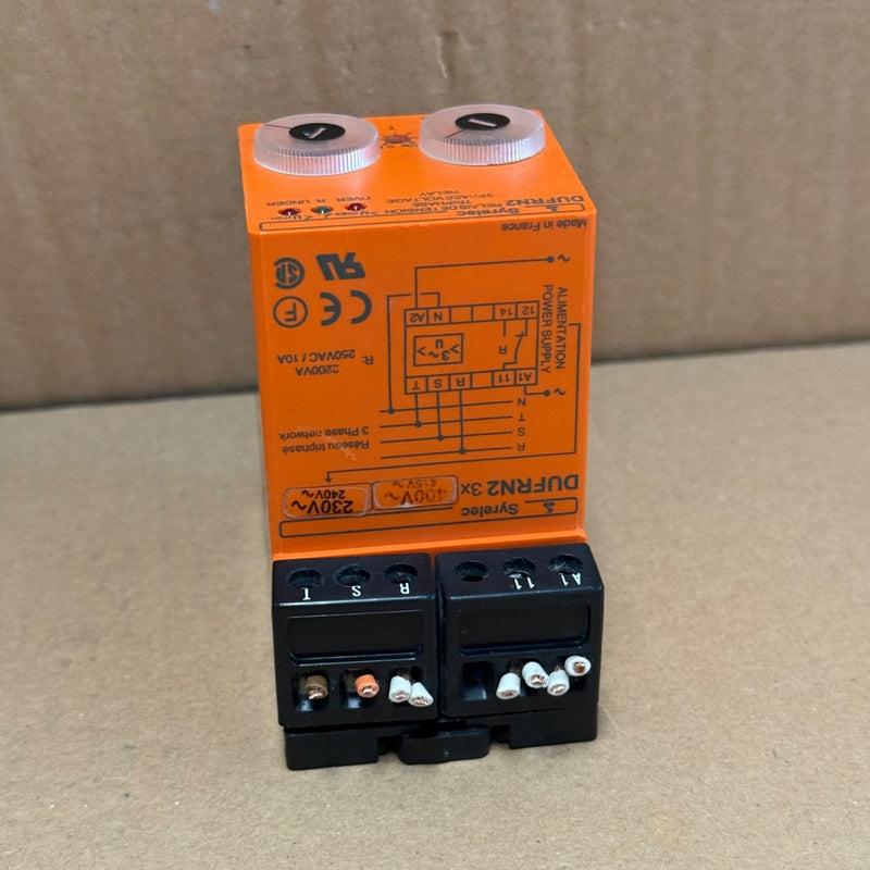 Syrelec – DUFRN2 – 3-Phase Over/Undervoltage Control Relay
