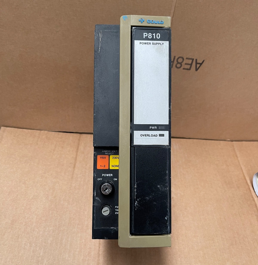 Gould – AS‑P810‑001 – Power Supply Module (PLC/Rack)